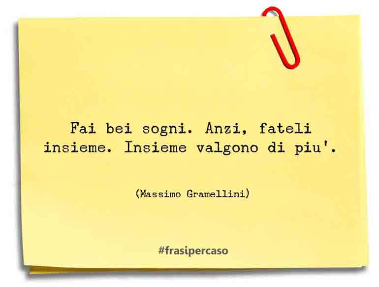 Una citazione di Massimo Gramellini by FrasiPerCaso.it