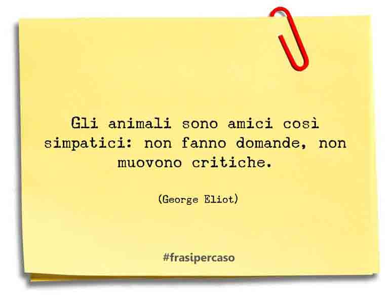 Frasi Sugli Animali