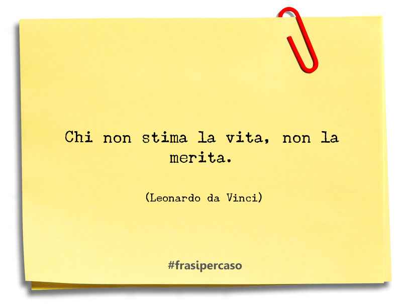 Una citazione di Leonardo da Vinci by FrasiPerCaso.it