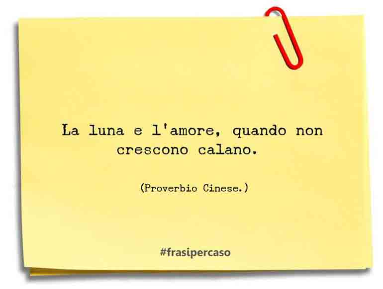 Una citazione di Proverbio Cinese. by FrasiPerCaso.it