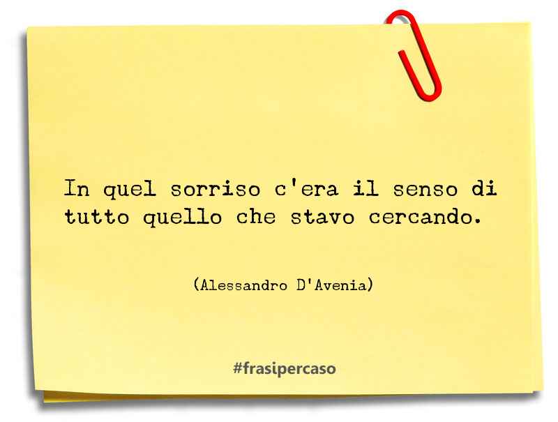Una citazione di Alessandro D'Avenia by FrasiPerCaso.it