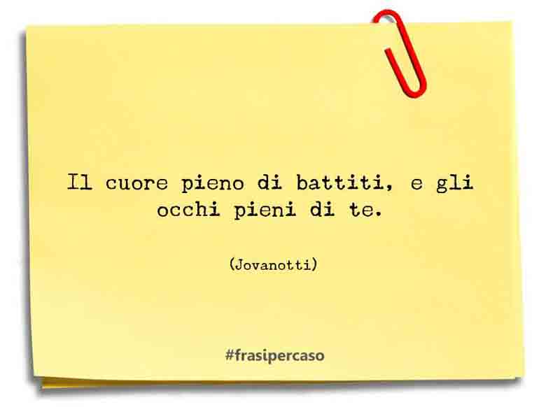 Una citazione di Jovanotti by FrasiPerCaso.it