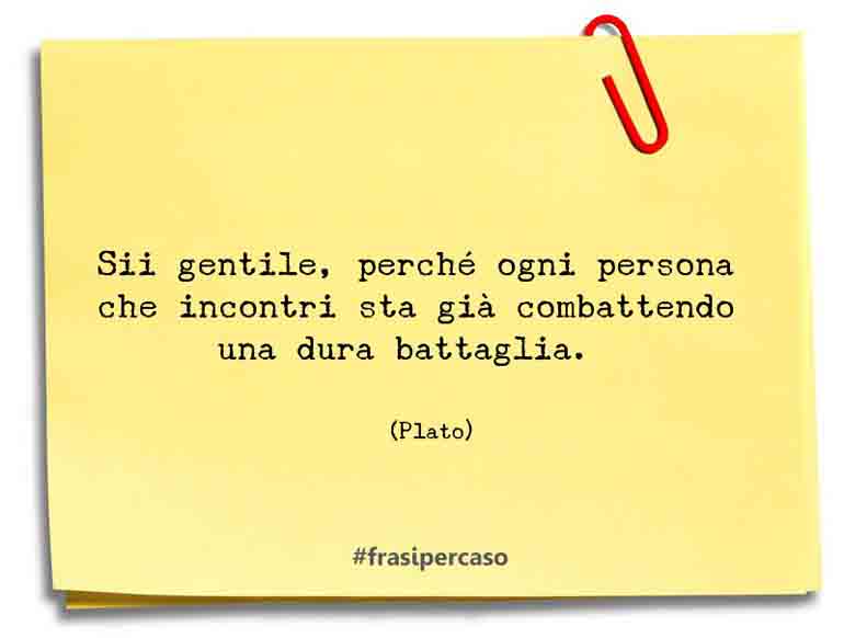 Una citazione di Plato by FrasiPerCaso.it