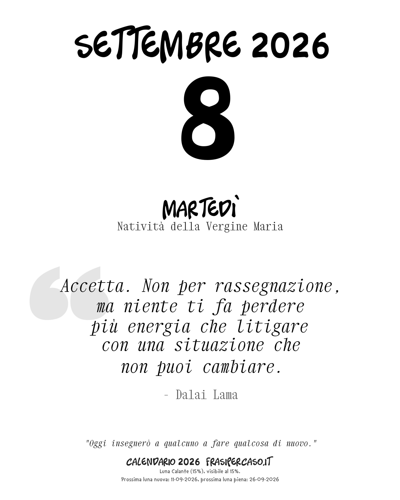 Calendario Giornaliero